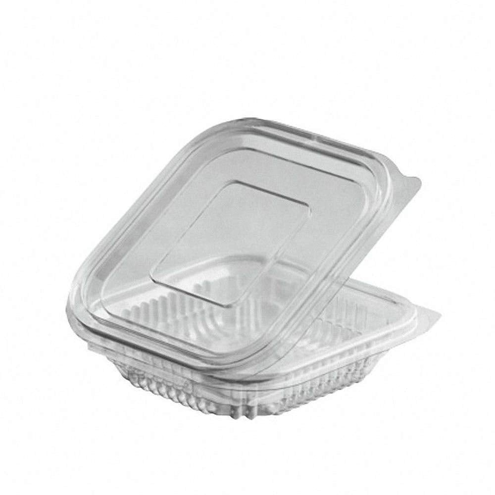Salatschalen Klappschalen 125ml PET Transparent – mit Klappdeckel | 100 Stück