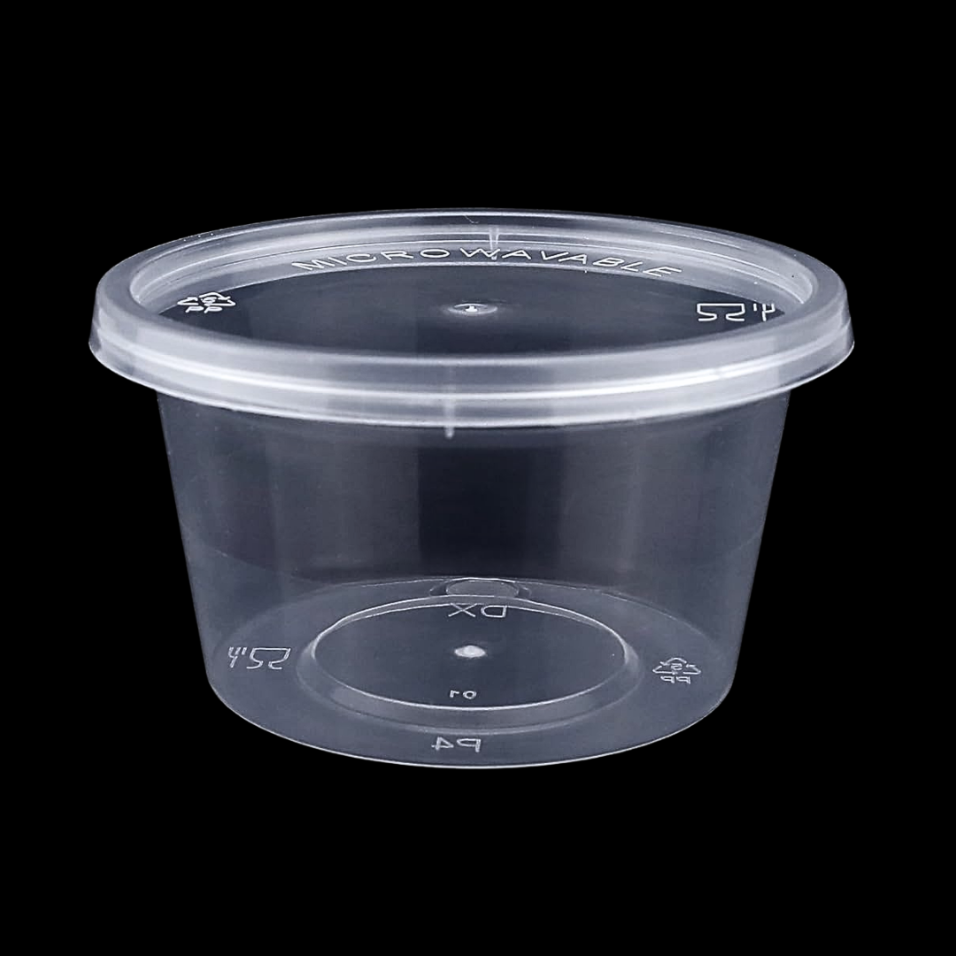 PP Dressingbecher 80 ml transparent 1000 Stück