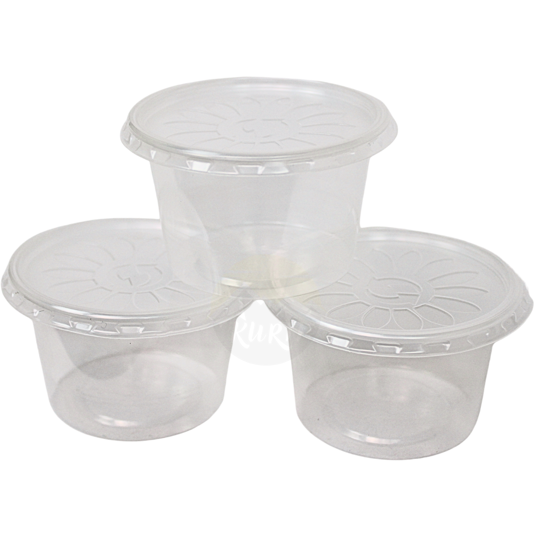 PP Dressingbecher 80ml mit deckel - 500 Stück