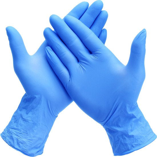 Nitrilhandschuhe Blau Einweg Puderfrei Latexfrei | Medizin Zahnarzt HACCP | S/M/L/XL