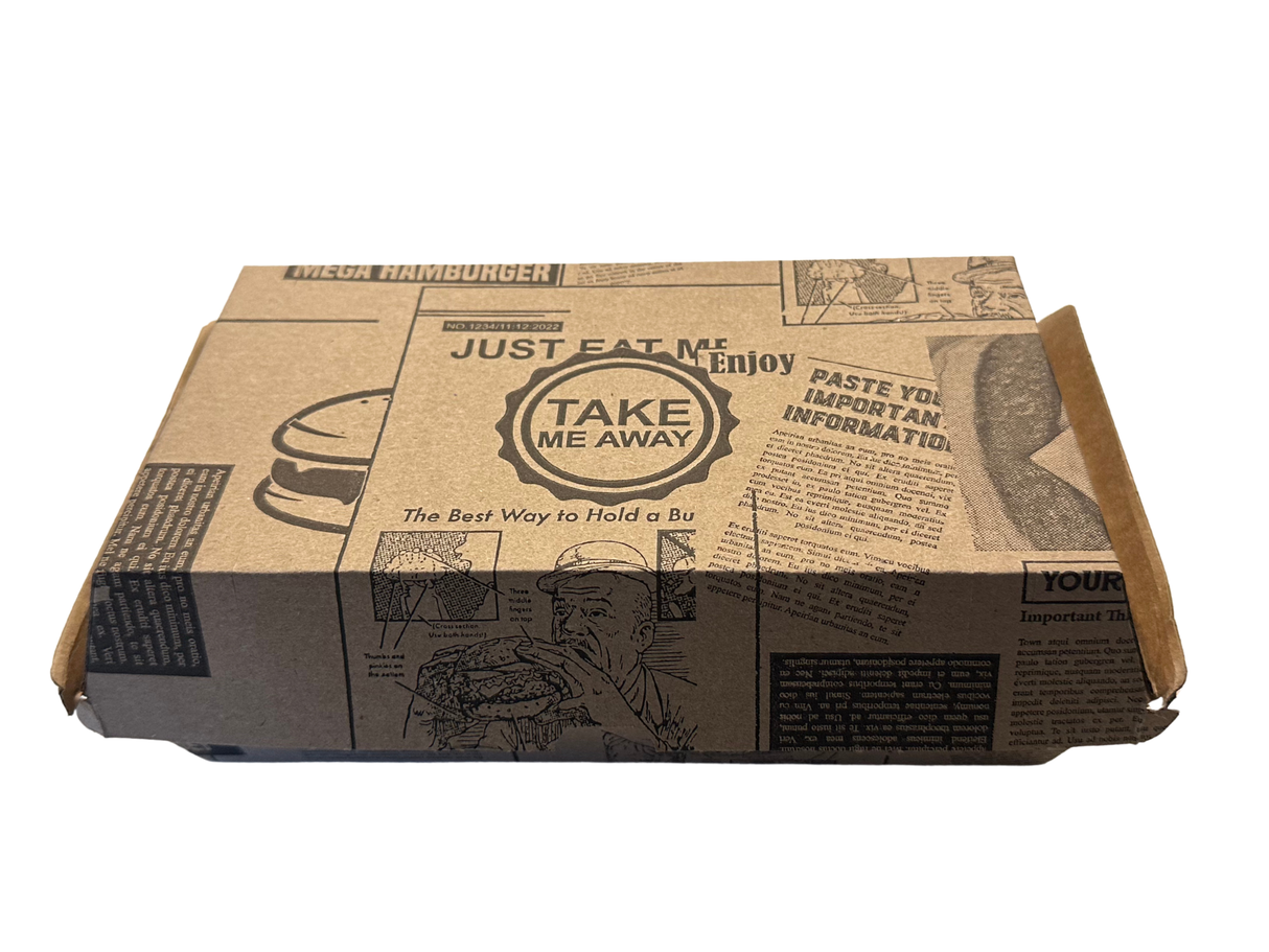 Sandwich, Frühlingsrollenbox IP10 KRAFT