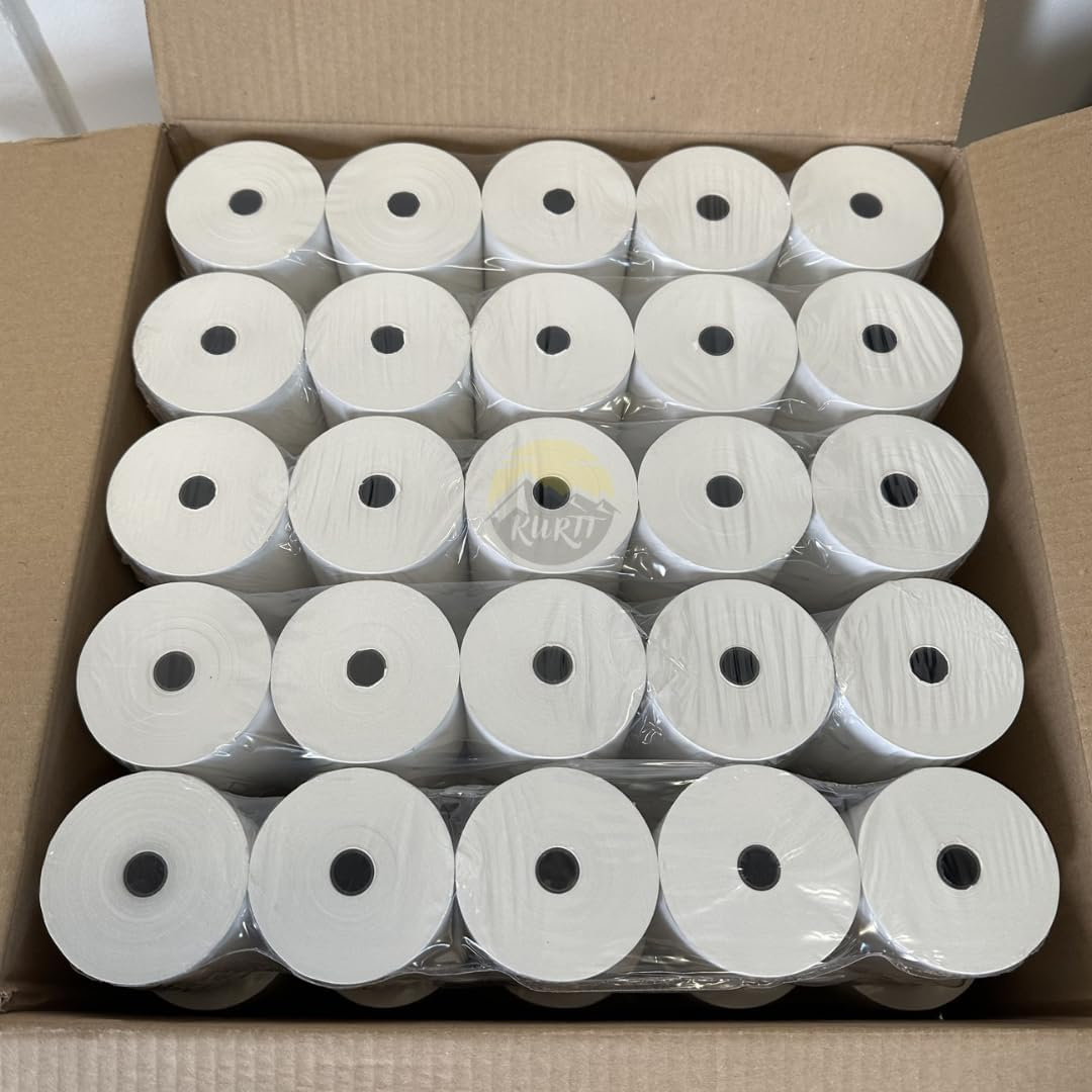 Thermorollen 80x80x12mm BPA-frei – Bonrollen Kassenrollen | 40 Rollen