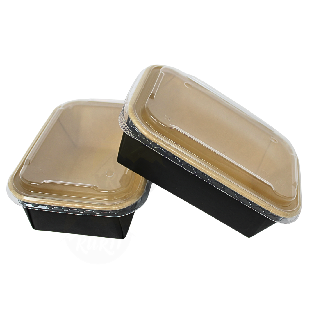 Kraft-Mikrowellenbehälter 650 ml – 50 Stück
