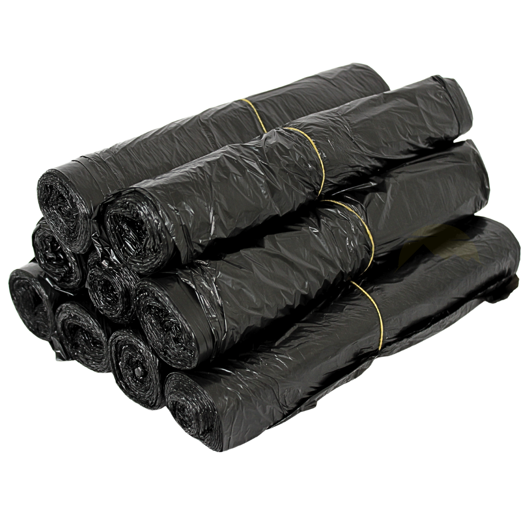 Müllbeutel HDPE 50x55cm Schwarz – Tretmülleimer Typ 15 Auf Rolle | 1000 Stück
