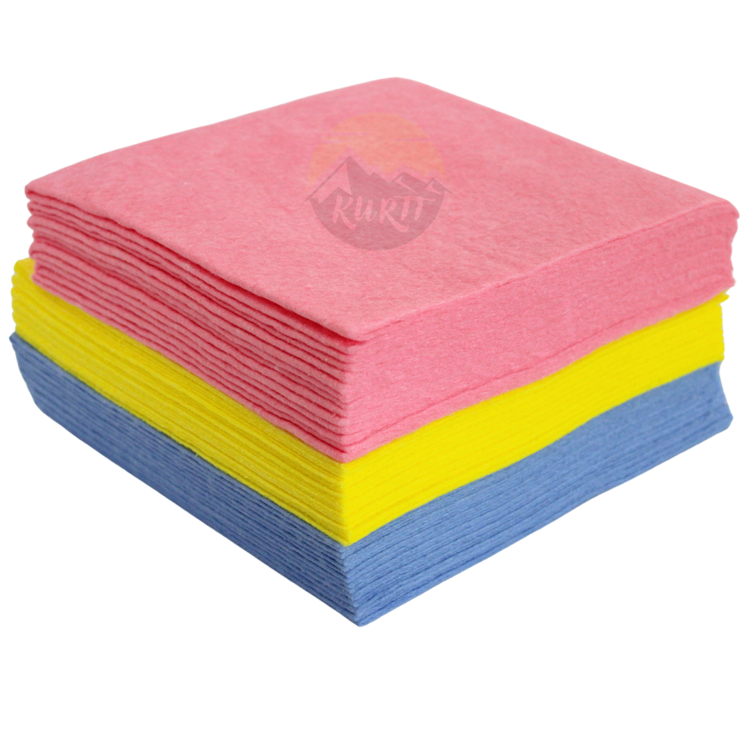 Wischtücher Vliestücher Gelb 38x40cm – Viskose HACCP Küche Lebensmittel | 200 Stück