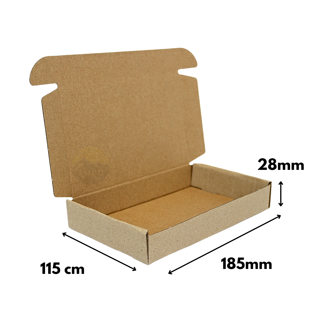 Brievenbusdoos A6 Stevig – 185x115x28mm Verzenddoos Brievenbus Karton | 10/20/50/100 stuks