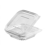 Salatschalen Klappschalen 125ml PET Transparent – mit Klappdeckel | 100 Stück