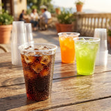 Einwegbecher 200ml PE Transparent 1000 Stück Wasserspender Kantine Veranstaltung Umweltabgabe Inbegriffen