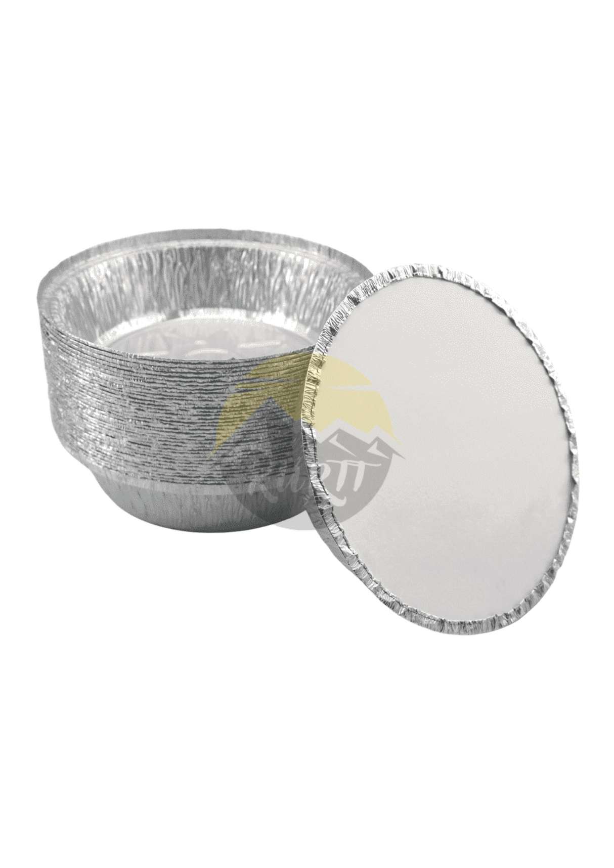 Aluminiumschale C803-1450L rund mit Deckel - 100 Stück