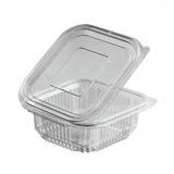 Salatschalen Klappschalen 250ml PET Transparent – mit Klappdeckel Imbiss | 100 Stück