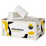 Papierhandtücher Z-Falz 2-lagig Zellstoff – 3200 Stück 24x21cm