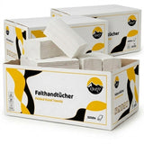 9600 Papierhandtücher, weiß 2-lagig 24 x 21 cm Z-Falz (60 x 160 Blatt)
