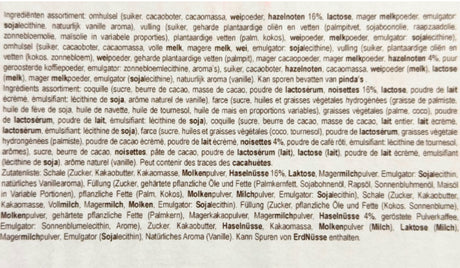 Schokoladenkapsel 255 Stück