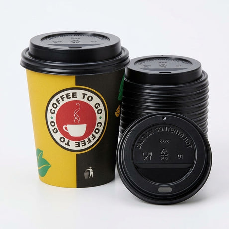 Kaffeebecher Gold 200ml Karton to go – 1000 Stück Einwegbecher