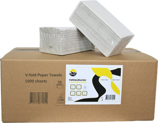 Papierhandtücher 2-lagig, Z-Falz Papierhandtücher 2-lagig