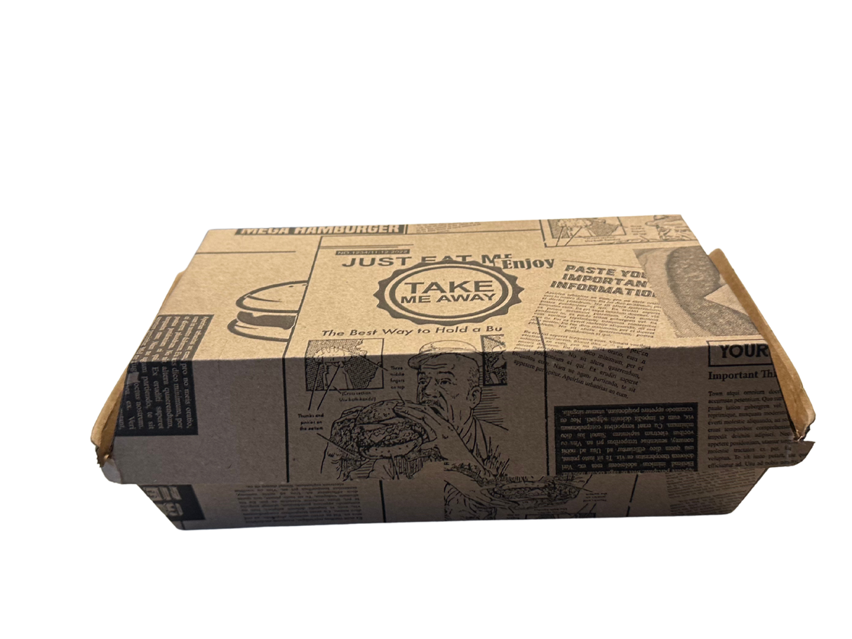 Sandwich, Frühlingsrollenbox IP10 KRAFT