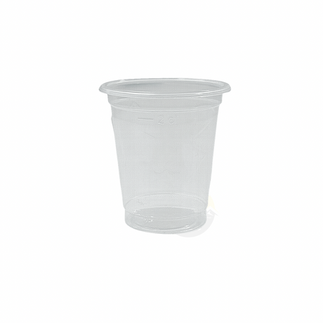 Schnapsgläser Plastik 2cl PET Transparent – 1200 Stück | Einweg Shotgläser Bruchsicher mit Füllstrich Festival Bar Veranstaltung