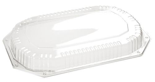 Servierplatte Buffetplatte XL 43cm Achteckig Schwarz Ungeteilt mit Deckel | 13 Stück
