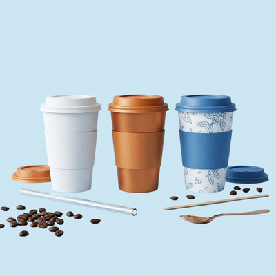 Verschillende koffiebekers