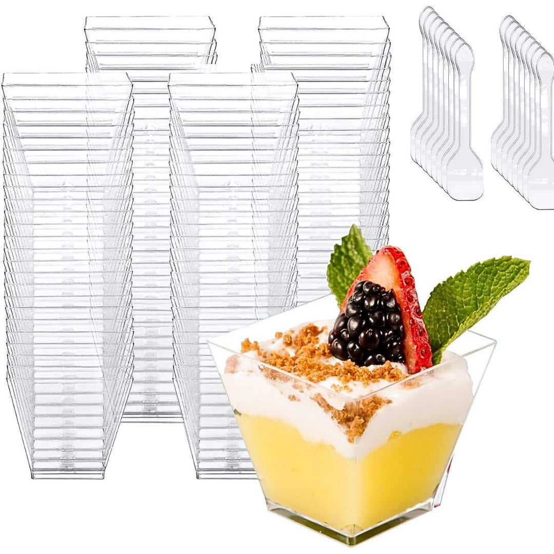 Amuse-Behälter transparent 60cc 2oz - 100 Stück