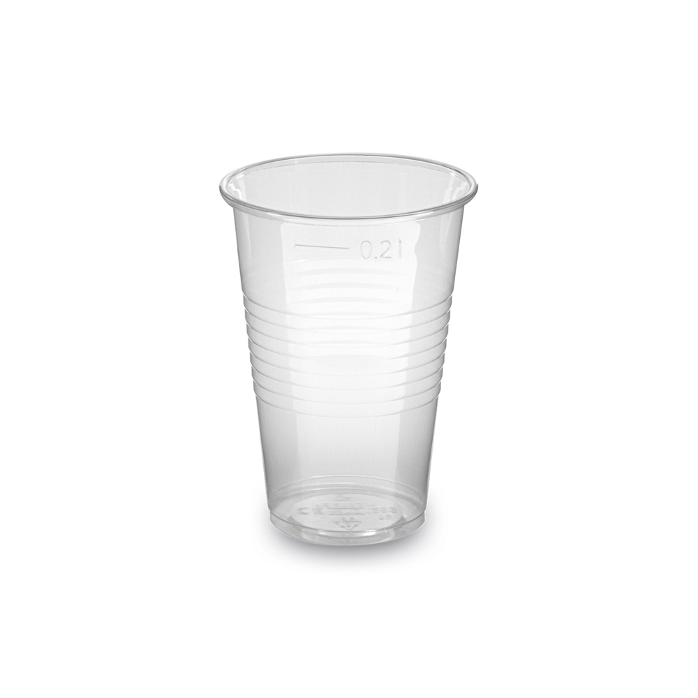 Trinkbecher transparent 200ml - 100 Stück
