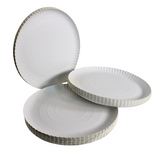 Extra Grosse Pappteller Weiß 28cm – Einweg Catering | 100 Stück