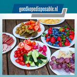 Extra Grosse Pappteller Weiß 28cm – Einweg Catering | 100 Stück