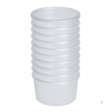 Frischhaltedosen 500ml Transparent PP Deckel – 100 Stück | Batch Cooking Suppe Meal Prep Mikrowelle