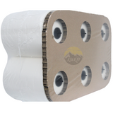 Handtuchrolle Autocut 2-lagig Zellstoff 150m – 6 Rollen | Automatischer Spender Weiß Blau