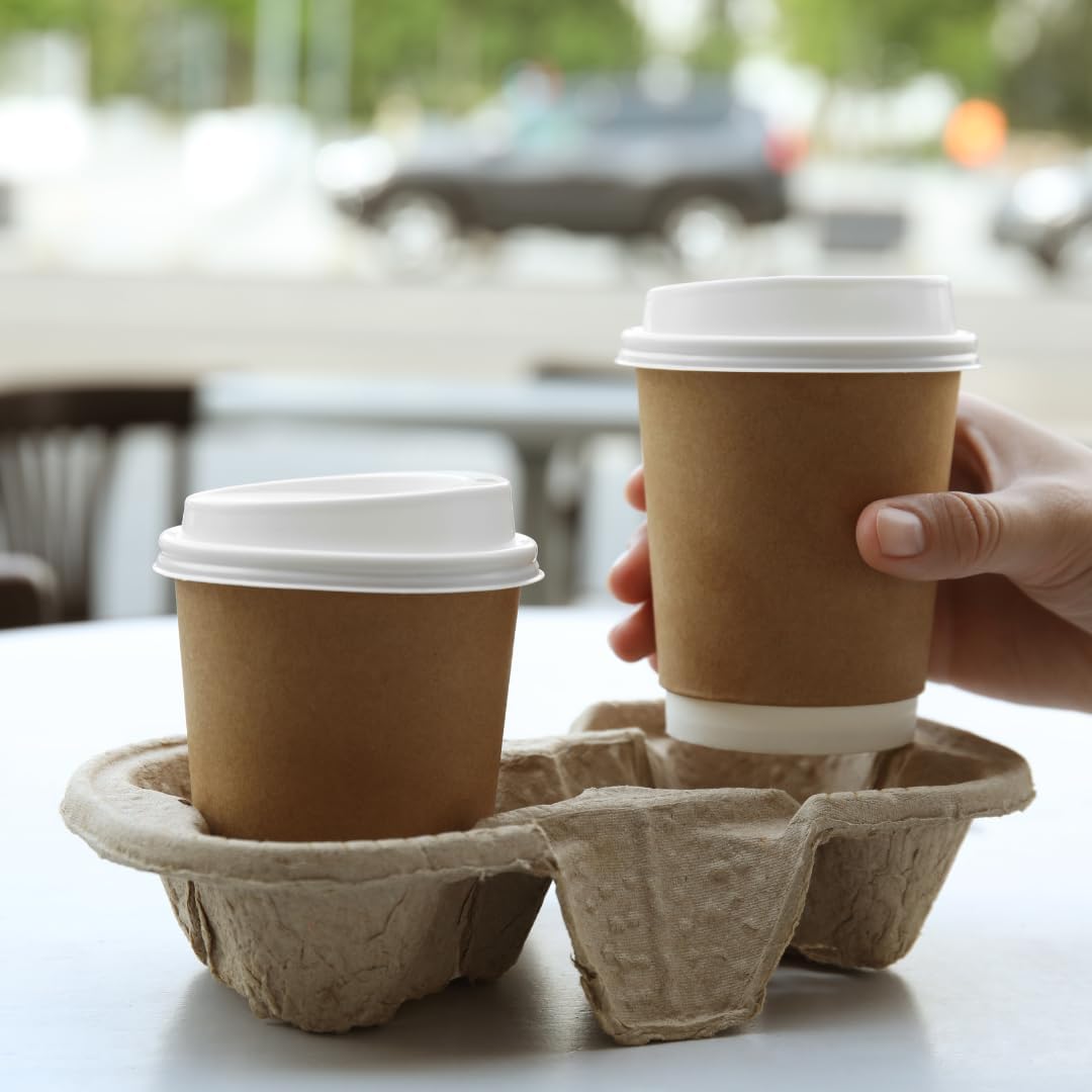  Kaffeebecher Deckel Weiß 80mm Mit Trinköffnung – 1000 Stück | Café To Go 200ml 300ml
