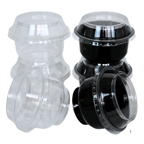 PP Dessertbecher auf Fuß, 95 mm – 10 Stück