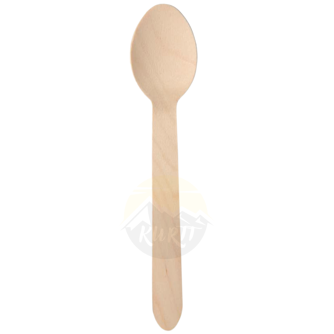 Holzlöffel Einweg Birkenholz 16cm | Kompostierbar | 100/500/1000/2000 Stück