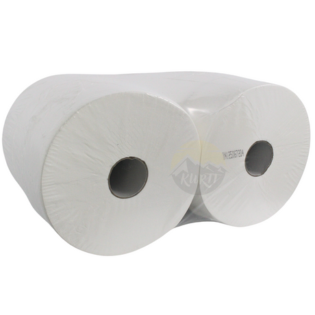 Toilettenpapier Maxi Jumbo 2-lagig Zellstoff 380m – 6 Rollen | Spender Sanitär Professionell ECO
