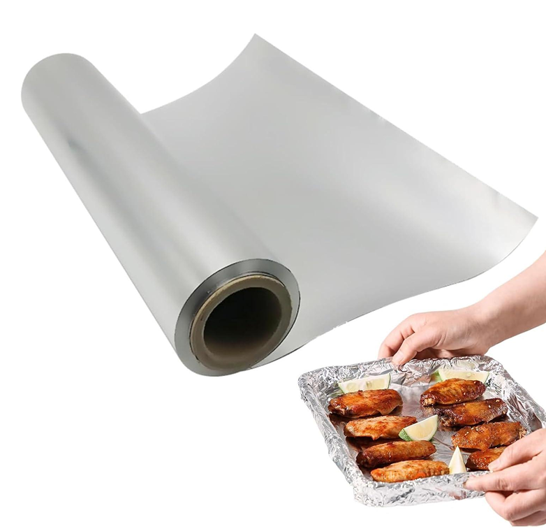 Profi-Alufolie 45 cm 14 my – Cutterbox 1,6 kg | 1/3/6 Rollen | Gastronomie Catering Metzgerei Extra Reißfest GN 1/1