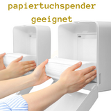KURTT Papierhandtücher ZZ-Falz 2-lagig Zellstoff Weiß – 3200 Blatt | Falthandtücher Handtuchspender Büro Pflege