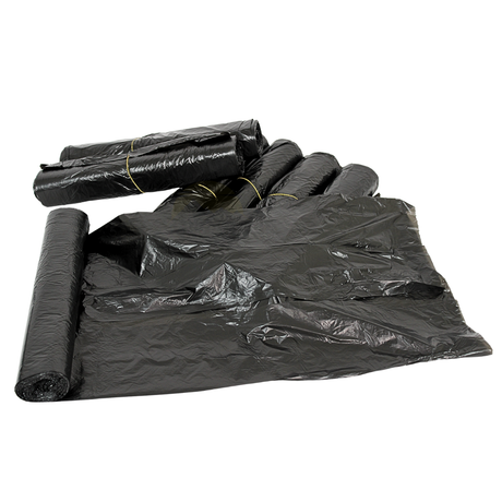 Müllbeutel HDPE 50x55cm Schwarz (25L) – Tretmülleimer Typ 15 Auf Rolle | 1000 Stück