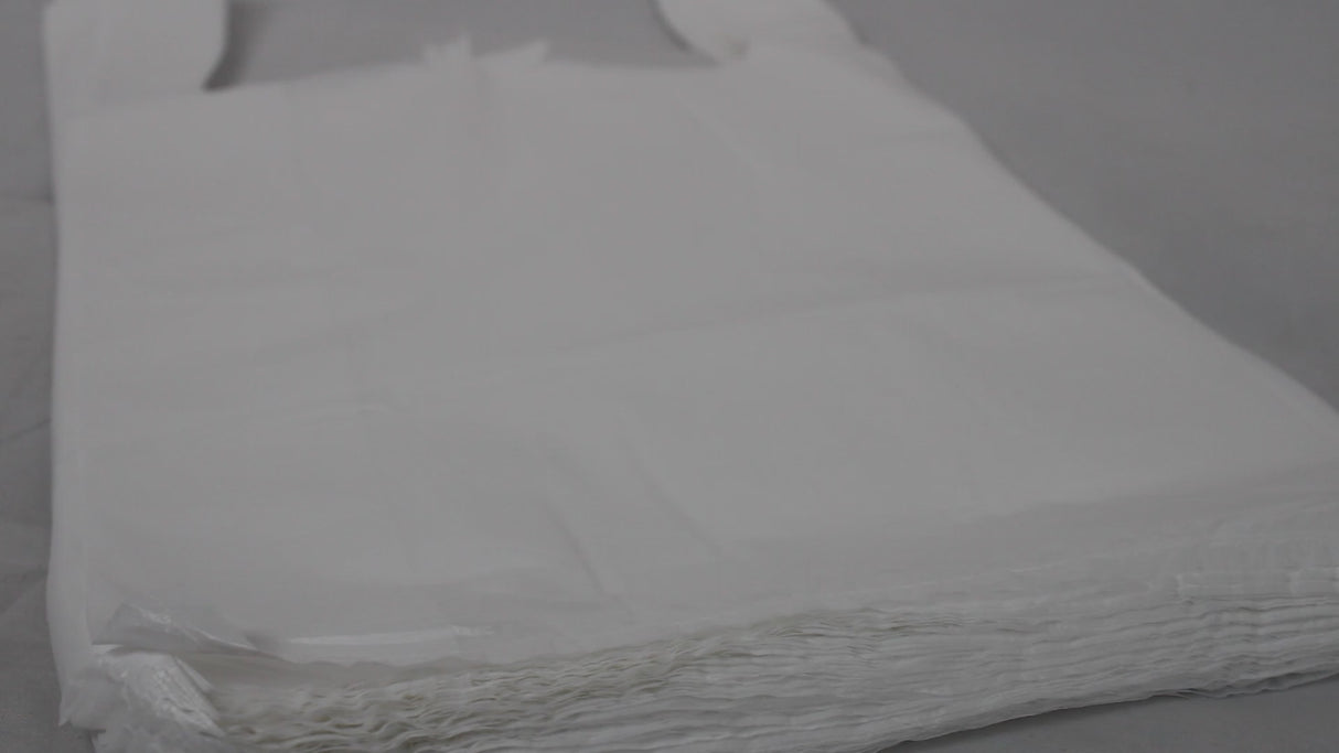 Hemdentragetaschen HDPE 28+14x48 cm 11my - 2000 Stück