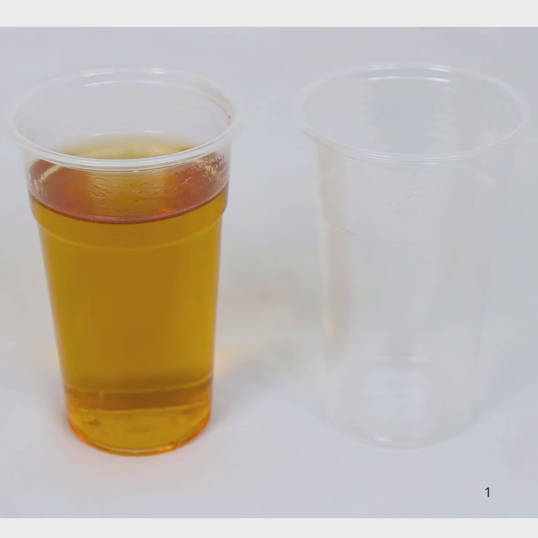 Transparente Becher/Bierbecher 300 ml 