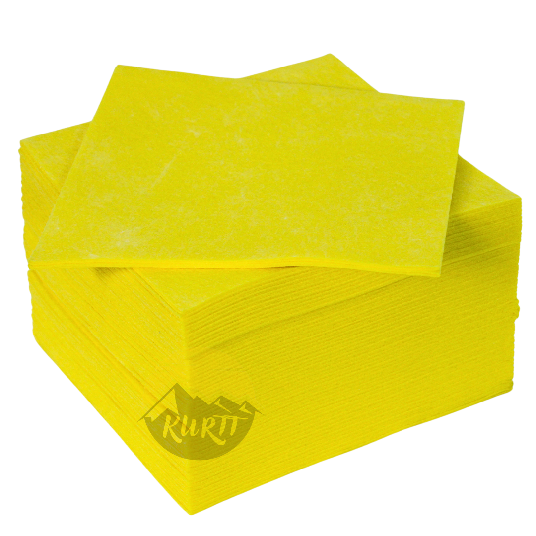 Wischtücher Vliestücher Gelb 38x40cm – Viskose HACCP Küche Lebensmittel | 200 Stück