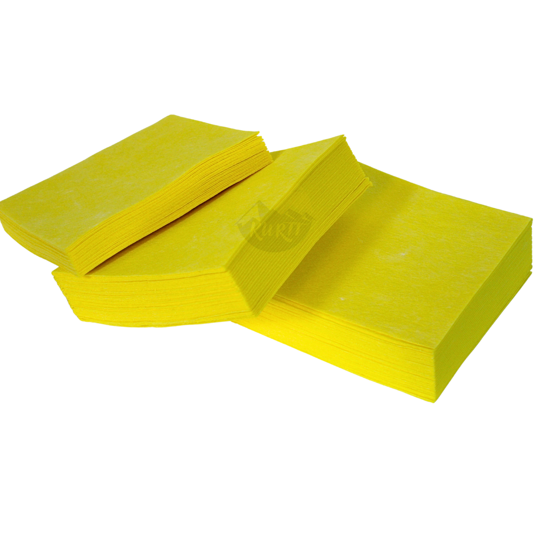 Wischtücher Vliestücher Gelb 38x40cm – Viskose HACCP Küche Lebensmittel | 200 Stück