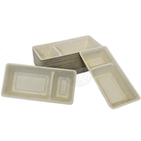Bagasse Snackschalen Zuckerrohr PFAS-Frei – A5-A50 | 50/100/400 Stück