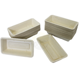 Bagasse Snackschalen Zuckerrohr PFAS-Frei – A5-A50 | 50/100/400 Stück