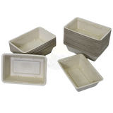 Bagasse Snackschalen Zuckerrohr PFAS-Frei – A5-A50 | 50/100/400 Stück