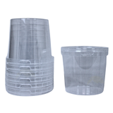 Feinkostbecher PP Transparent 1180ml – Originalitätsverschluss Rund | 10/20/50 Stück