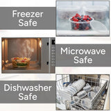 Frischhaltedosen 250ml Transparent mit Deckel PP Wiederverwendbar – 50 Stück | Mikrowelle Gefrierschrank BPA-frei