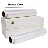  Frischhaltefolie PVC Transparent 30cm – Gastro Profi | 4 Rollen x 300m