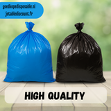 Müllsäcke Reißfest 70my LDPE – Schwarz Blau 60L bis 240L Profi
