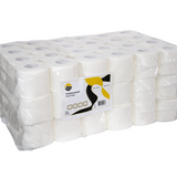 KURTT Toilettenpapier 4-lagig Zellstoff 150 Blatt ECO Geprägt – 8/32/72 Rollen | Luxus Hotel Restaurant Büro