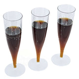 Sektgläser Plastik Hartplastik PS 135ml Transparent – 10 Stück | Wiederverwendbar Spülmaschinenfest | Hochzeit Garten Outdoor Veranstaltung