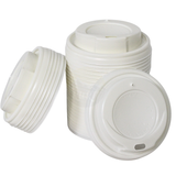  Kaffeebecher Deckel Weiß 80mm Mit Trinköffnung – 1000 Stück | Café To Go 200ml 300ml